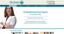 Desktop Screenshot of macqueeneyecare.com